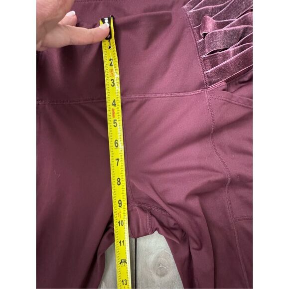 Free People Movement‎ Wonderstruck Velvet Leggings Small Petite - Picture 9 of 10